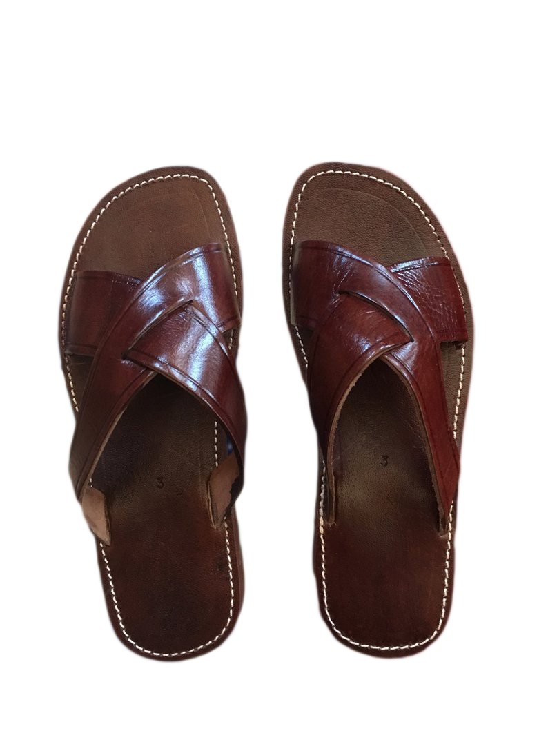 Fashion man sandal genuine leather