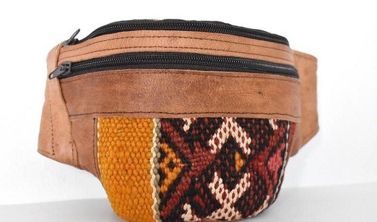 Artisanats Maroc ceinture en cuir véritable fait main