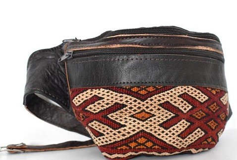 Artisanats Maroc ceinture en cuir véritable fait main