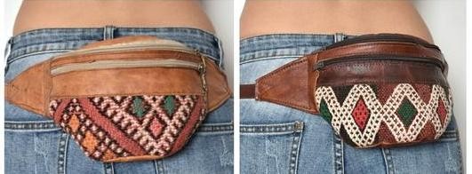 Porte billets en cuir véritable artisanal