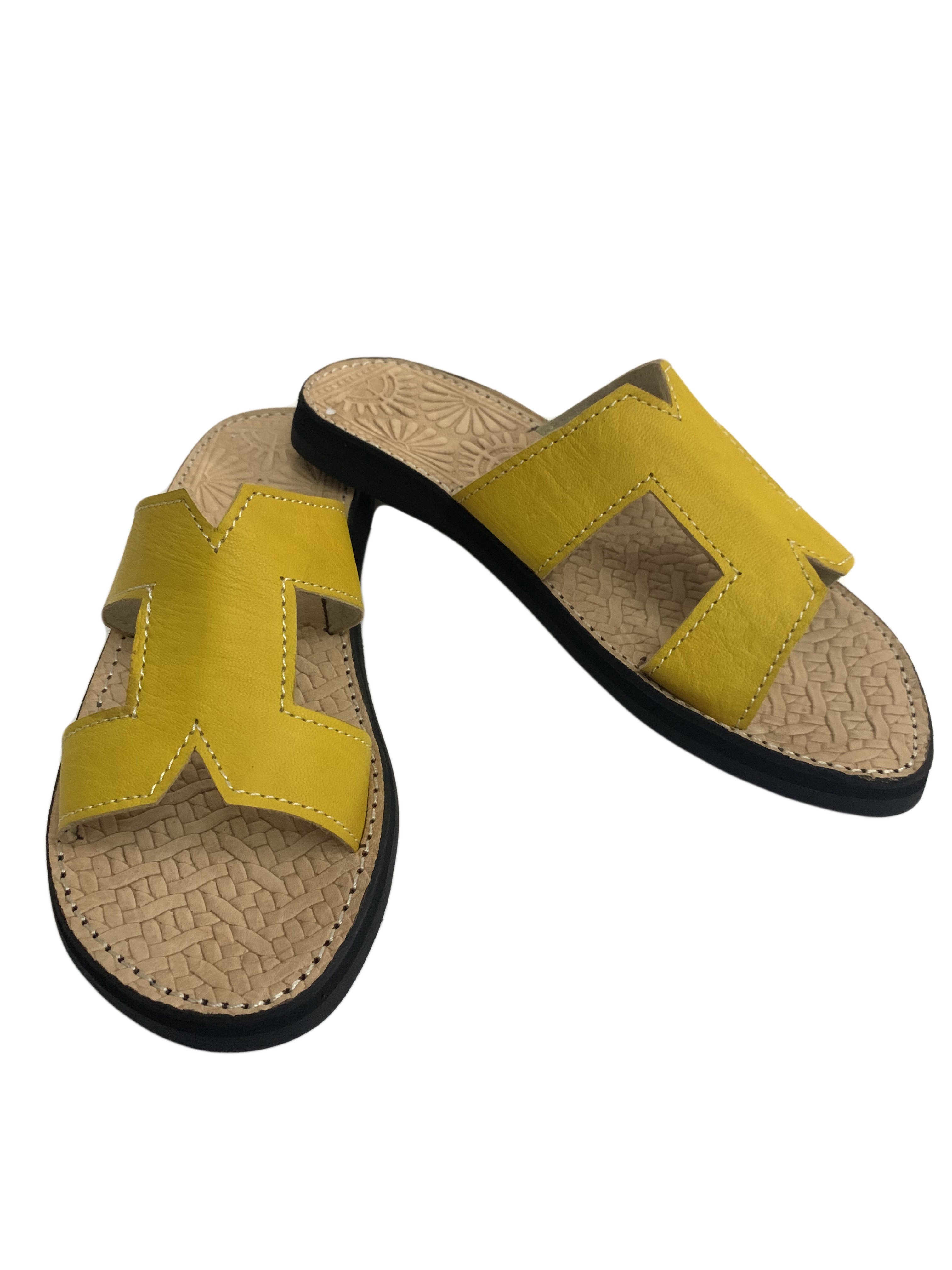 H real leather sandal for women
