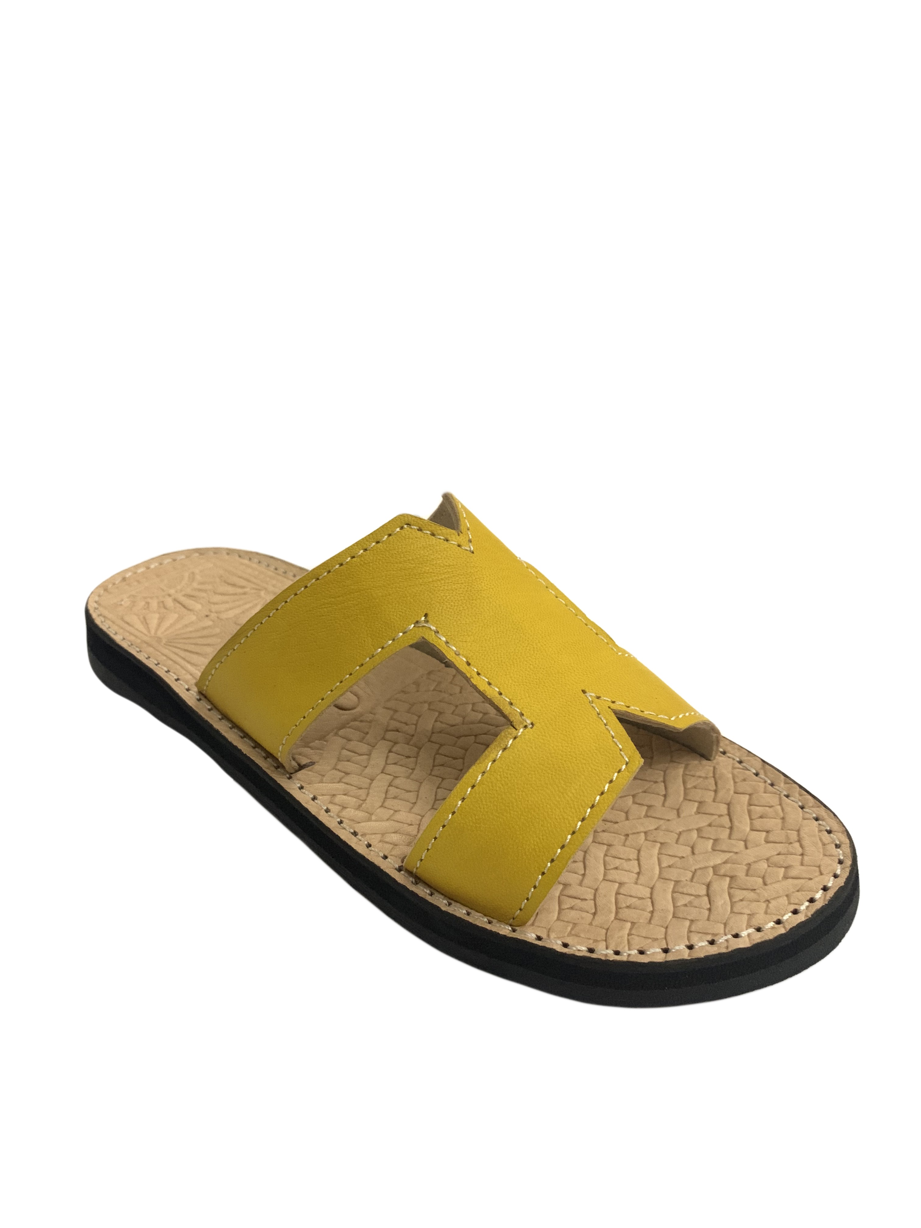 H real leather sandal for women