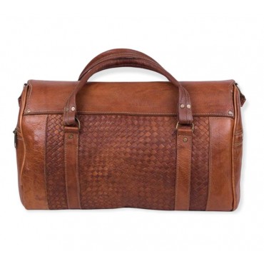 High quality leather travel bag
